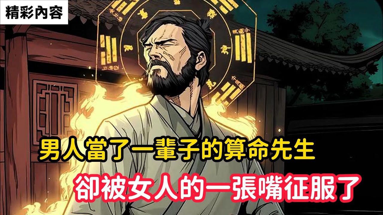 《男人當了一輩子的算命先生，卻被女人的一張嘴征服了》只因男人看見一個孕婦洗澡，孕婦就讓男人負責，可男人直接拒絕，然而幾秒鐘後，女人就用三寸不爛之舌將男人征服……#故事