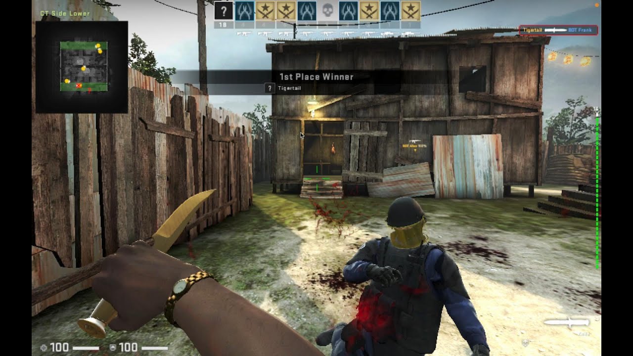 CS:GO Legacy War Games Arms Race Shoots Terrorist Easy Gameplay - YouTube