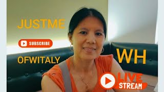 JusTme is live! Silent WH welcome to all pls subscribe OFWITALY TRENTO ITALY, update weather l🇮🇹