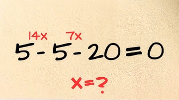 Japan | Math Olympiad Question | Find X