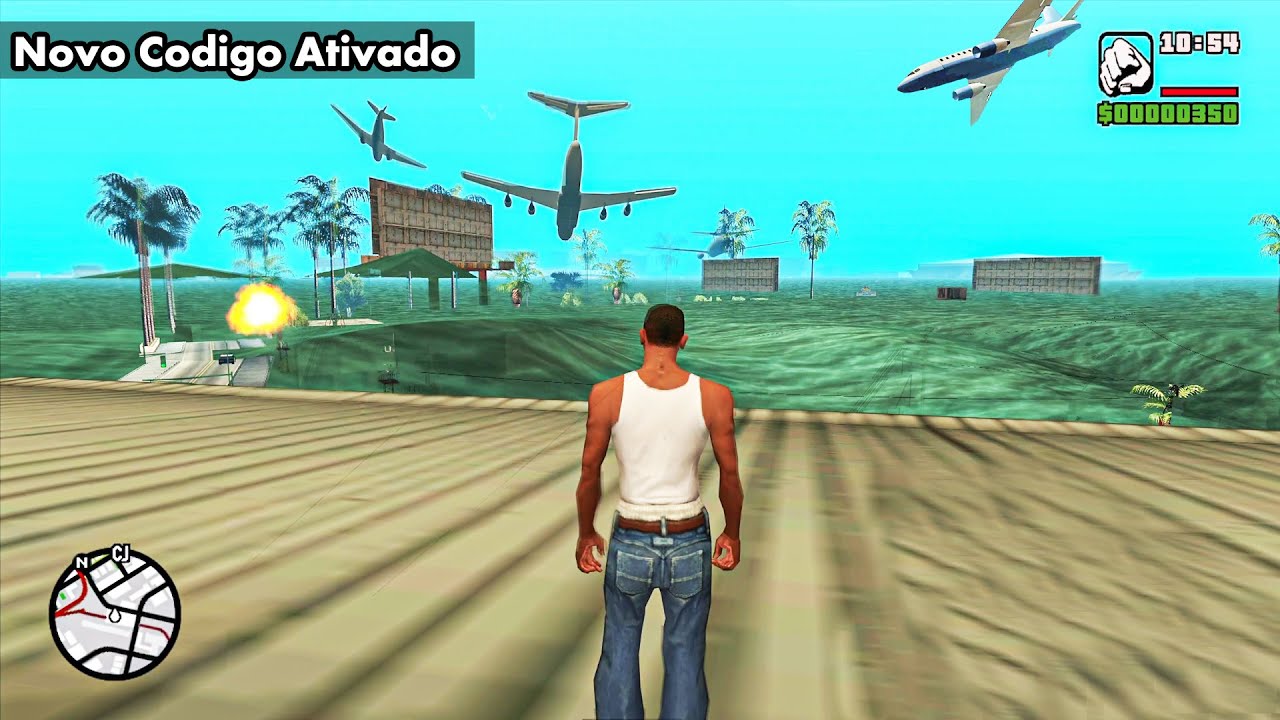 BOTEI O TSUNAMI MOD + CÓDIGOS MODIFICADOS NO GTA SA (Los Santos Inundada e bugada)