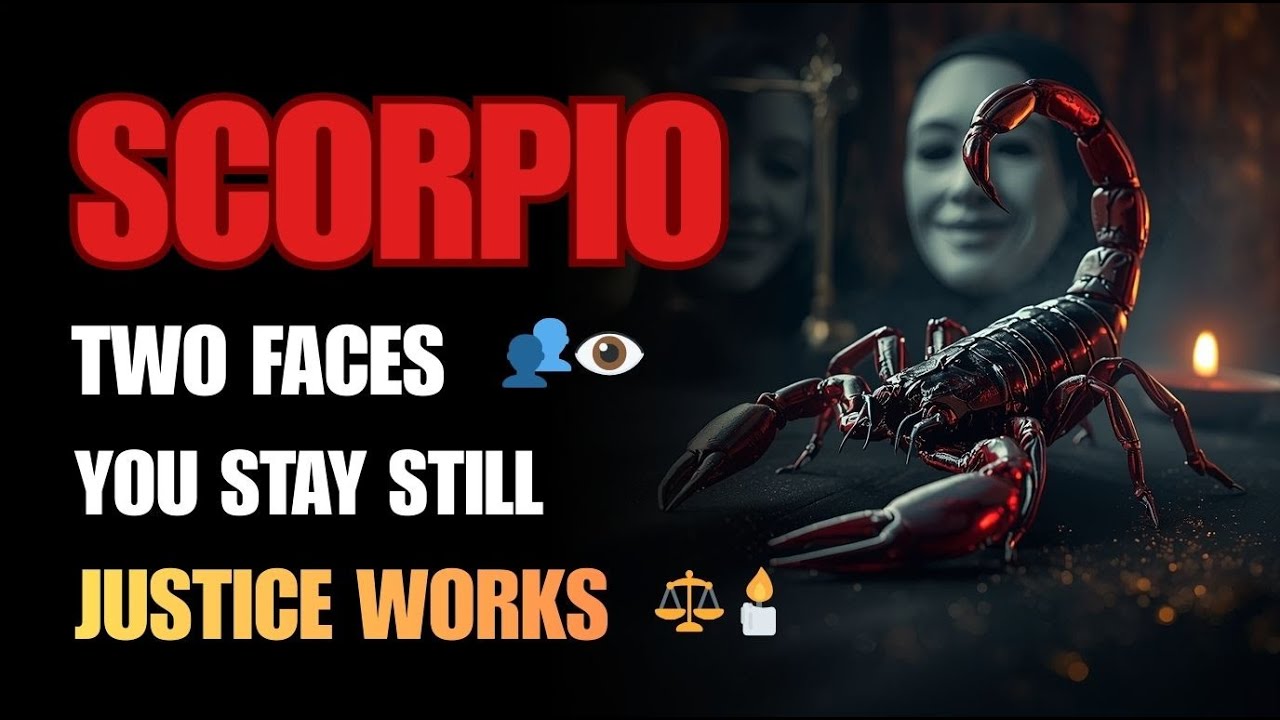 SCORPIO ♏ — Two Faces Around You Are Being Exposed… 👥👁️⚠️ Justice Is Quietly Balancing Things ⚖️🕯️🦂