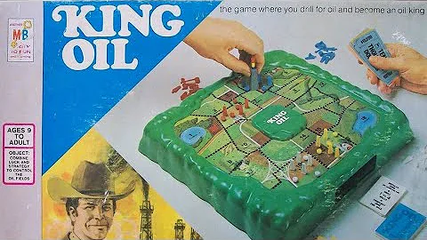 Ep 18: King Oil Board Game Review (MIlton Bradley 1974) + How To Play