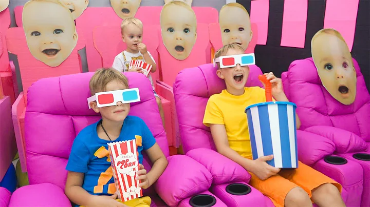 Vlad and Niki Cinema challenge and other funny cha...