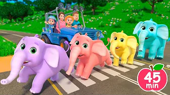Counting 10 Big Elephants +More Lalafun Nursery Rhymes & Kids Songs