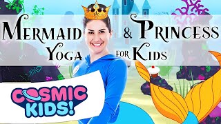 mermaid and princess yoga for kids