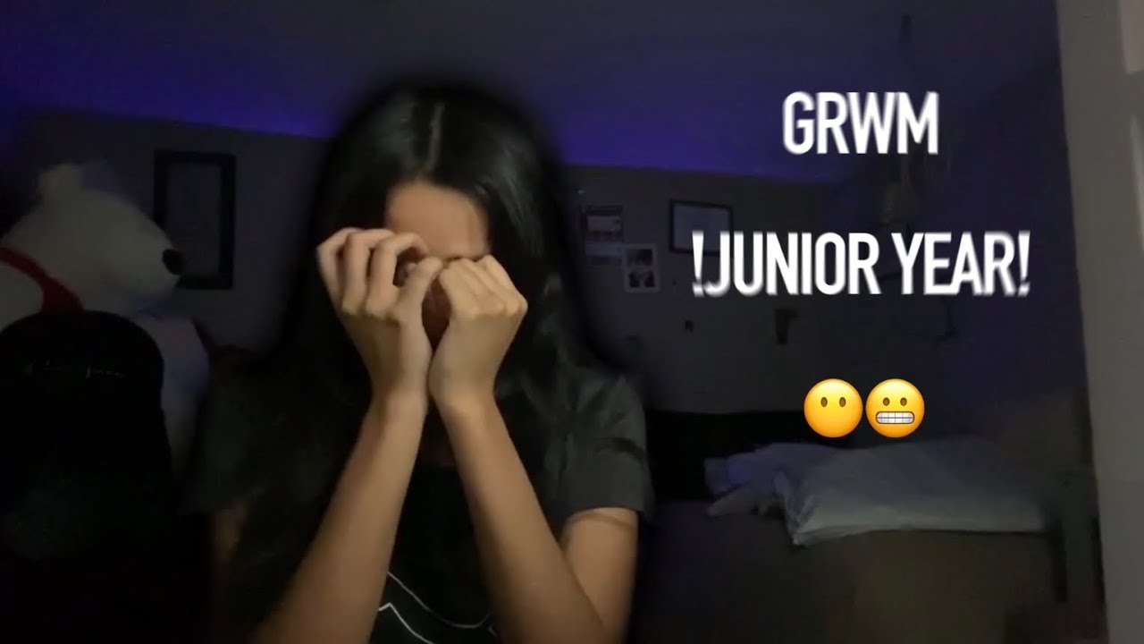 GRWM + school vlog (Junior Year !😶)