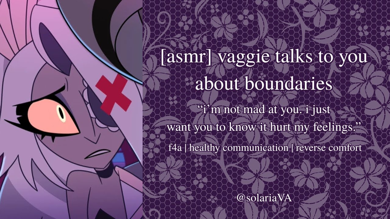 [ASMR] Vaggie Talks to You About Boundaries [Hazbin Hotel] [Vaggie x Listener] [F4A]