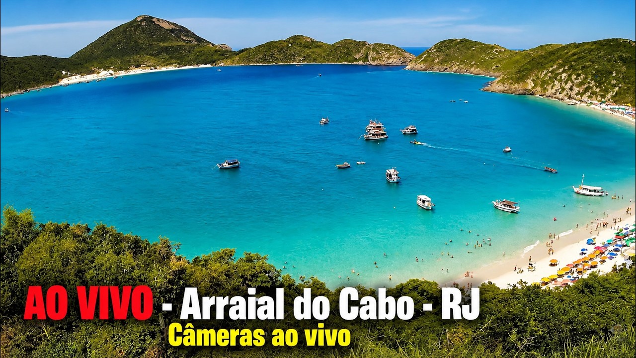Arraial do Cabo Beach Live Camera – Rio de Janeiro, Brazil — Arraial do Cabo, Rio de Janeiro live camera thumbnail