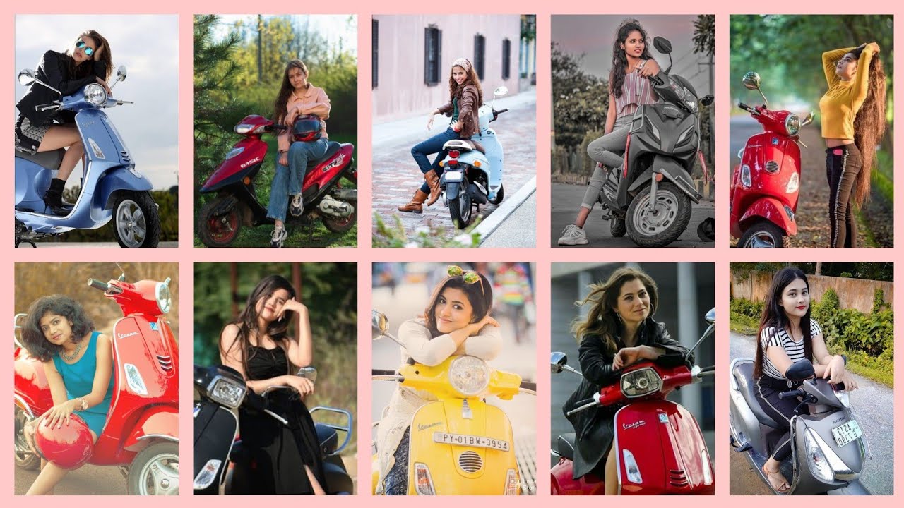 Scooty girl hi-res stock photography and images - Alamy
