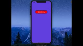 How to make a slide up menu and use call back functions | Xcode 11, swift 5
