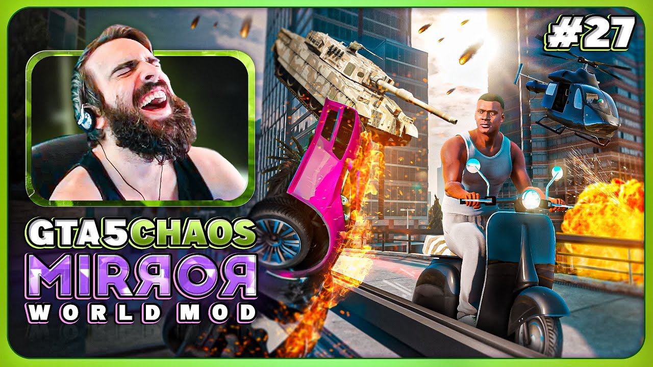 GTA 5 Chaos Mod Challenge: Mirror World & Rainbomizer Madness! Episode 27 - S07E27