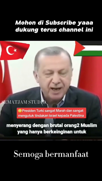 pidato erdogan bahasa indonesia tentang yerusalem dan masjid al aqsa #shorts #palestina #erdogan