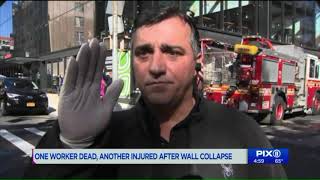 One dead, one seriously injured in wall collapse Net Worth
