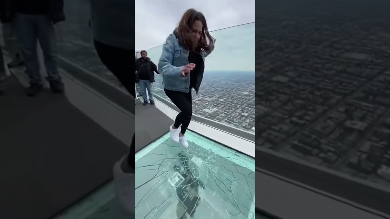 This Glass Floor Just Broke Their Brains 🤯 