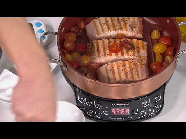 NuWave Precision Induction Cooktop with 9 Fry Pan on QVC 