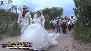 Que Bonitas son Las Bodas de rancho Bailando con la banda rumbo al Baile de Ivian y Julissa