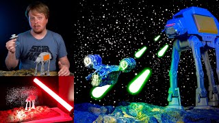 Star Wars Toy Photography - Lighting an AT-AT Vs. the Razor Crest!