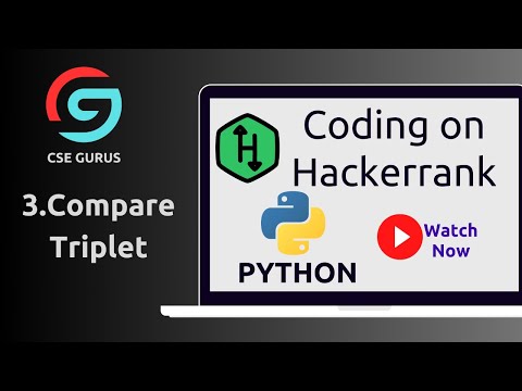 3. Compare Triplets || Hackerrank || Python