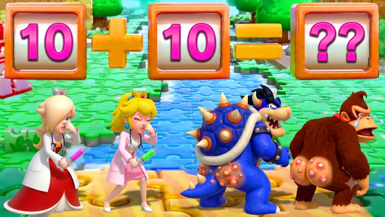 マリオパーティ スイッチ】全2vs2＆8vs8ミニゲーム！ドクターチーム