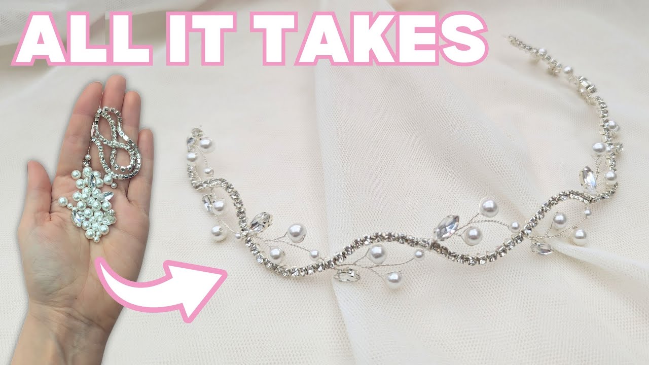 Мастер по изготовлению свадебных лоза для волос | Узнайте, как сделать аксессуары для волос дома