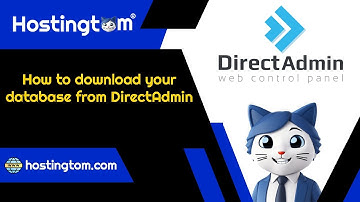 How to download your database from DirectAdmin - Hostingtom