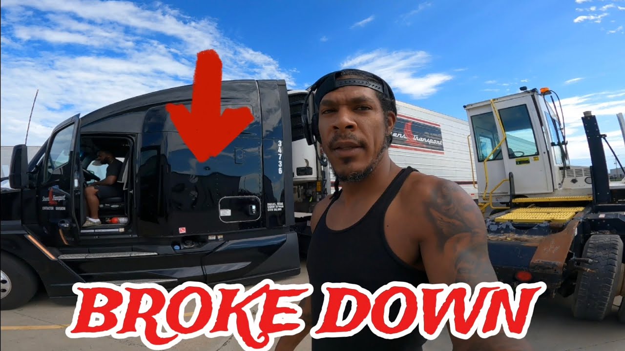 Broke down learning how to back the truck up youtube