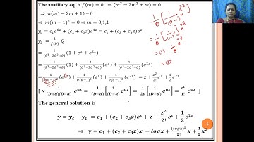 Video: The Cauchy Euler Equation, Part  - II