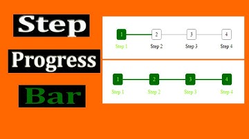 Create Step Progress Bar | Multi Step Progress Bar | Build Step Progress Bar[With HTML and CSS Only]