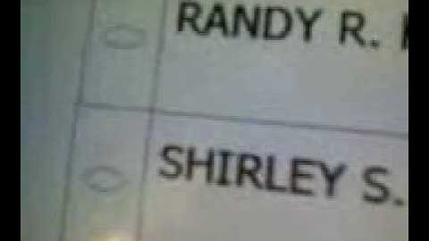 ES&S automark changing vote from Shiley to Randy