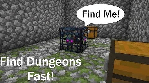 How To Find A Dungeon (Mob Spawner) In Minecraft 1.18+