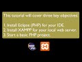 Eclipse and XAMP PHP Quick Start