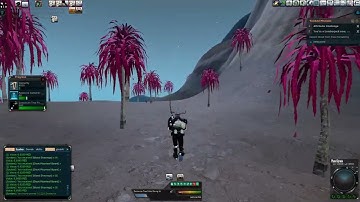 Tree Harvesting on Planet Cyrene. New Tree cutting area.  Entropia Universe