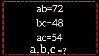 Türkiye | A Very Nice Olympiad Math Algebra Problem | Find a,b,c =? |