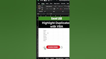 Auto-Highlight Duplicates with VBA 🚨 | VBA Binger Ep1