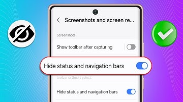 How to Hide Status and Navigation Bars on Samsung Phones | Turn Off Status and Navigation Bars