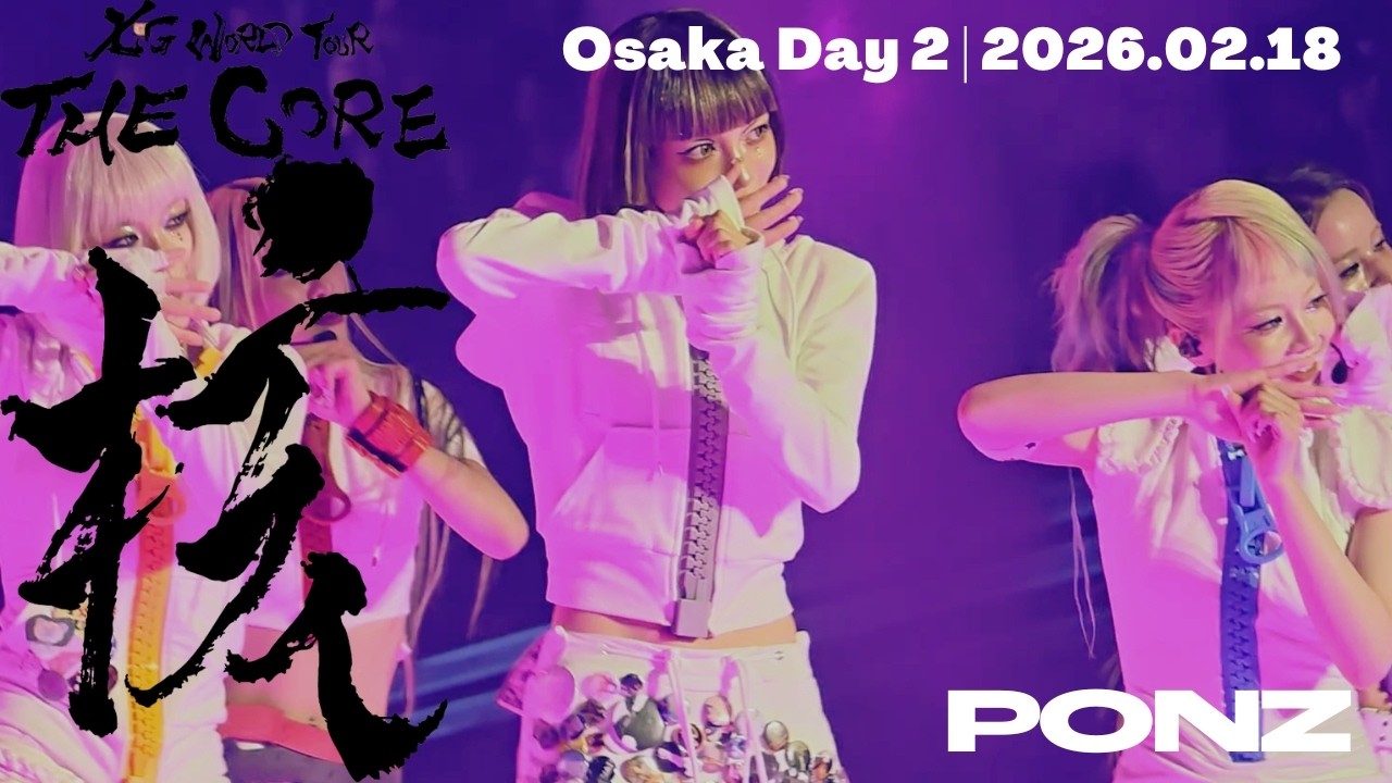 XG - TAKE MY BREATH (Osaka Day 2, 2026.02.18) | THE CORE | 4K