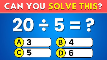 Can You Ace This 50-Question Math Quiz? 🧠 Try This Ultimate Math Challenge 🔥📘