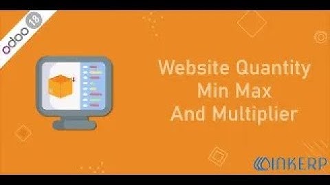 Odoo Website Quantity Min Max And Multiplier || INKERP