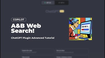 ChatGPT Plugin A&B Web Search! Advanced Tutorial