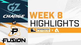 Guangzhou Charge VS Philadelphia Fusion - Overwatch League 2021 Highlights | Week 8 Day 1