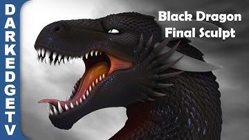 Black Dragon COMMISSION | Made in ZBrush!