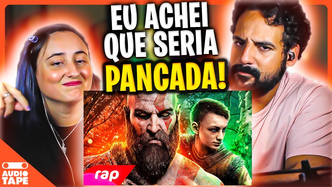 NÓS SOMOS DEUSES! reagindo ao Rap do Kratos e Atreus (God of War) 7 MINUTOZ  | AUDIO TAPE REACT