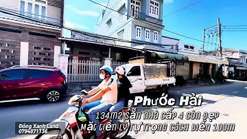 BÁN NHÀ MẶT TIỀN ĐƯỜNG NHỰA LÝ TỰ TRỌNG CÁCH BIỂN CHỈ 100M. KHU TRUNG TÂM MUA SẮM SẦM UẤT GIÁ RẺ
