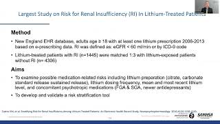 Lithium's Renal Journey and Managing Renal Adverse Side Effects
