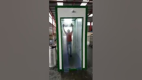 Full body senitezer spray tunnel machine