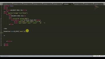 Email id Validation in PHP - How to Validate email id to check if email is correct