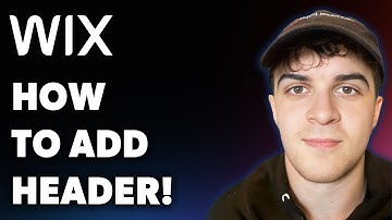How to Add Header in Wix Website! (Full 2025 Guide)