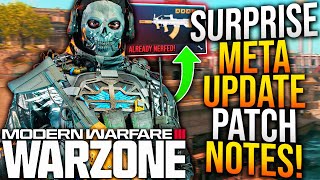 WARZONE: New SURPRISE META UPDATE PATCH NOTES! Major RELOADING GLITCH Fix DELAYED! (WARZONE Update)
