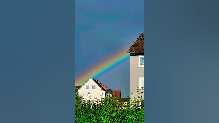 Sehr intensiver Regenbogen richtung Bergen 26.07.2023